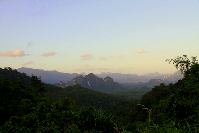 View point in khao sok